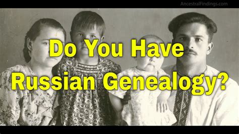They are generally split into 3 categories⁹: citizenship by birth. . How to tell if you have russian ancestry